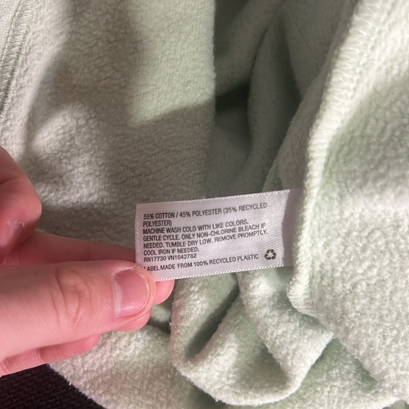 Universal Thread Cropped Crewneck Sweatshirt Pastel Green Size Small Oversized - Picture 8 of 8